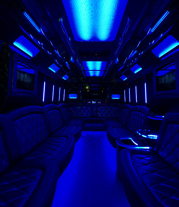 limo bus interiors